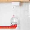 Wall-Mounted Punch-Free Tissue Box with Shelf for Kitchen, Bathroom, and Living Room Storage