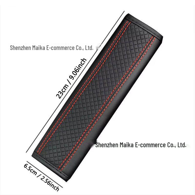 Argyle Embossed Seatbelt Shoulder Pad: Comfortable, Breathable Car Protector Cover