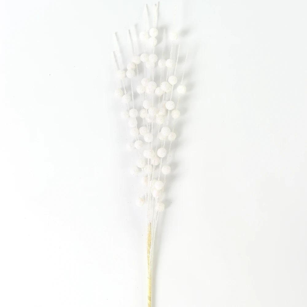 

4Pcs Pink Artificial Berry Bouquet Christmas Tree Decoration Pendant for Home Room Vase Decor New Year Gift Ornaments Accessory