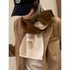 Autumn and winter splicing color matching plaid long thickened versatile warm scarf female scarf couple student solid color