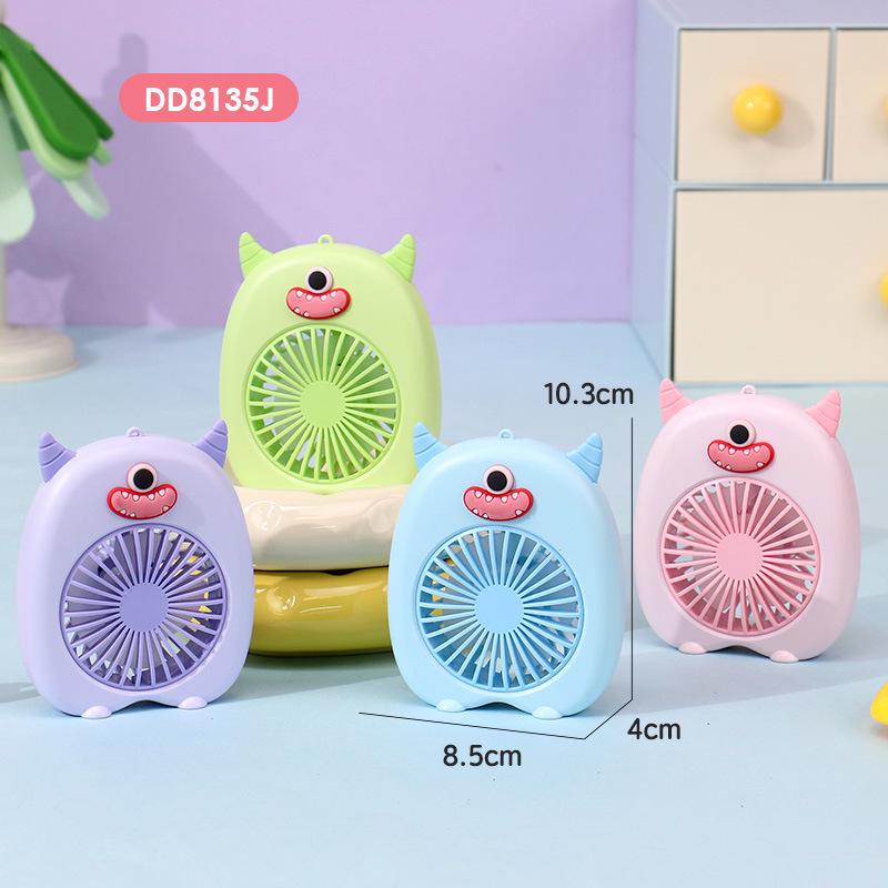 Capybara USB Rechargeable Portable Fan – Handheld, Mini Desktop Outdoor Fan Add Color Note