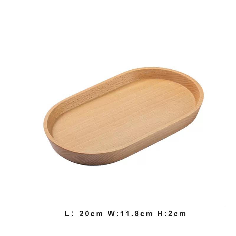 Wooden Serving Tray, Toilet Tank Perfume Cosmetics Tray for Bathroom, Countertop Tops Food Drink Sundries Tray Home Decor