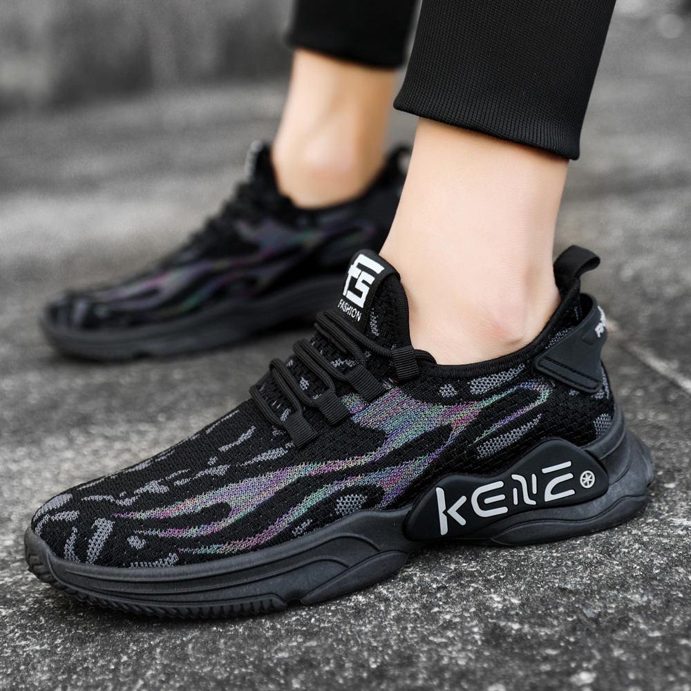 

Мужская обувь, спортивная обувь 2025 года, новые кроссовки, модная универсальная мужская повседневная обувь с мягкой подошвой, дышащая 39