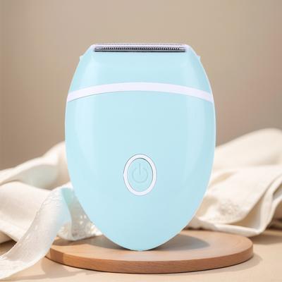 Bikini-Trimmer für Frauen, wasserdichter Körperhaarschneider, schmerzloser elektrischer Rasierer, batteriebetrieben, für Bikinizone, Achseln, Beine, Arme