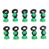Agricultural Spray Nozzles 10-Pack, Compatible With For Tractor Sprayers, 21-22mm Pipe Clamp, Precision 9.8mm, Fine Mist Output