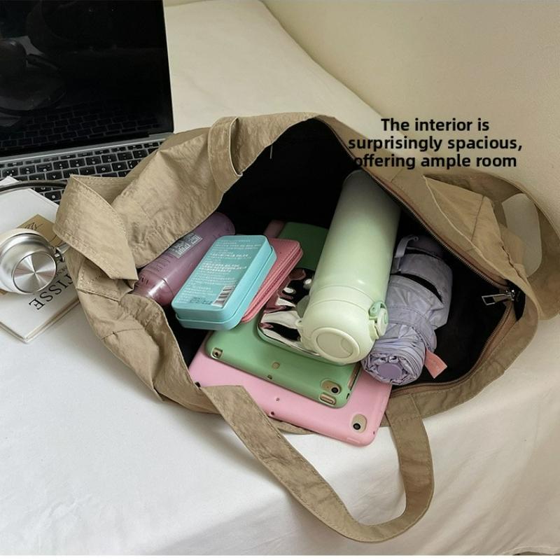 Japanese Style Crossbody Bag Women Lightweight Nyl Shoulder Bag Large Capacity Casual Lazy Commuter Tote Storage Bag