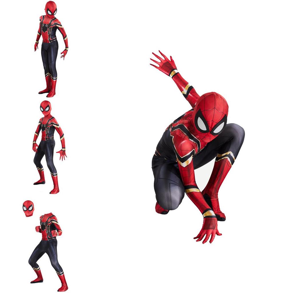 Iron Spiderman Anzug Superheldenkostüm Cosplay Jumpsuit Mit Exquisiter Verarbeitung
