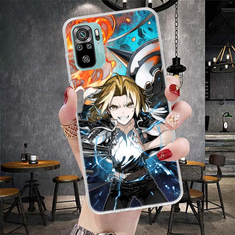 Fullmetal Alchemist Anime Soft Phone Case For Xiaomi Redmi Note 15 14 14S 13 12 Pro Plus 12S 11 11S 11E 10 10S 11T 5G Fundas Coq