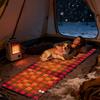 Heated Camping Pad Soft Foldable Warm Adjustable Blanket Sleeping Bag Liners For Men Women Hiking Outdoor Picnic Travel Survival