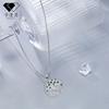 Elegant Tree Of Life Pendant Necklace Women White Gold Plated Copper Chain Fashionable Daily Wear Gift Mom