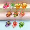 1 Set Cute Turtle Miniatures 24 Fruit And Vegetable Design Tiny Turtles in Mini Luggage Box Glow-in-The-Dark Resin Turtles for Kids Party Favors