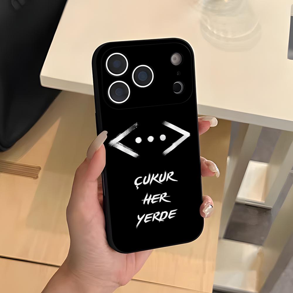 

TV Series C-Cuku Phone Case For IPhone 17 Air 16 E Pro Max 15 14 13 Mini 12 Pro 11 Max Plus Black Soft Shell iPhone 15