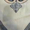 HERMES World rhythm silk Calle 90 scarf blue silk Used