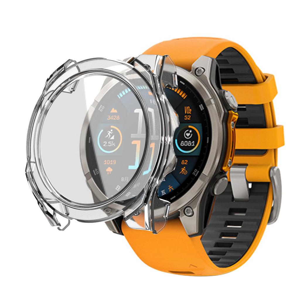 Glass+Case For Garmin Fenix 8 47mm 51mm All-Around Screen Protector Hard PC Bumper Tempered Glass Watch Cover For Garmin Fenix8