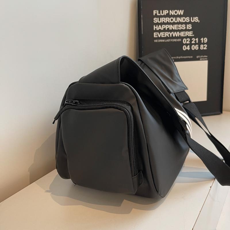 Striped Large Capacity Travel Bag Women's Shoulder Bag Crossbody Bag
