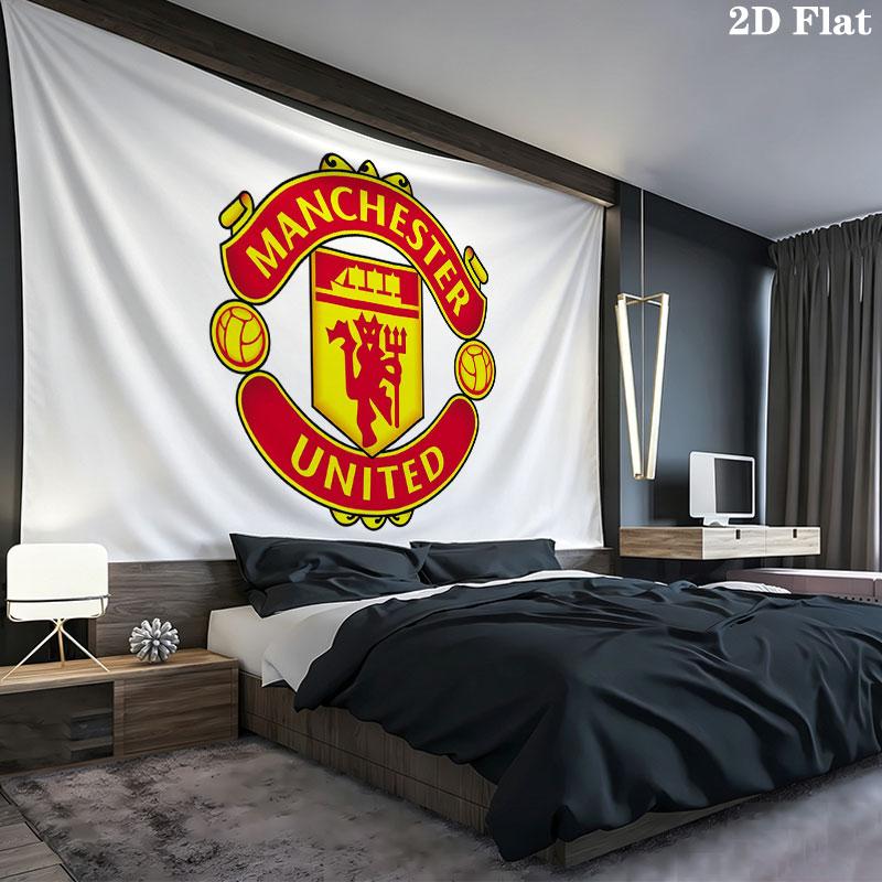 Red Devils Wall Tapestry, Aesthetic Printed Fabric Blanket, Suitable for Bedroom, Living Room, and Home Decor.