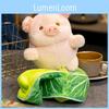 Pig Cabbage Plush Toy Cartoon Stuffed Animal Doll Decoration Kids Gift 20cm