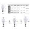 Motion Sensor LED Bulb Light E27 B22 Base 12W 15W 18W 20W Smart Bulb ON/OFF Auto Energy Lamp 85-265V For Bedroom Stair Garage