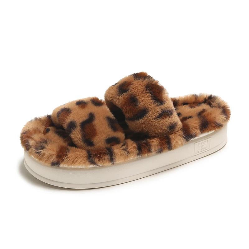 

Модная женская обувь 2024 Высокое качество Базовые женские тапочки Модный леопардовый принт Повседневные тапочки Женские Новые Большие размеры Плоская Низкий каблук 43