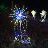 Solar Firework Light DIY Outdoor Garden Starburst Firework Lamp 200LED 35 Copper Wires Christmas String Light for Garden Decor