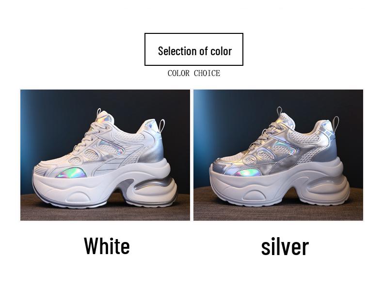 HC3559-2 Women's Petite Hidden Heel Dad Sneakers - Spring 2025 Collection