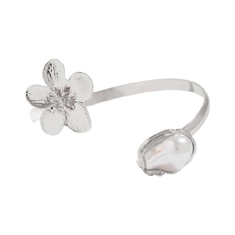 Adjustable Opening Women’s Arm Cuff Bracelet Punk Starfish Charm Geometric Iron Jewelry Gold Tone