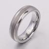 Gold Matte Ring Couple for Men Women Classic Wedding Engagement Band 6mm Special Valentine's Day Gift for Lover