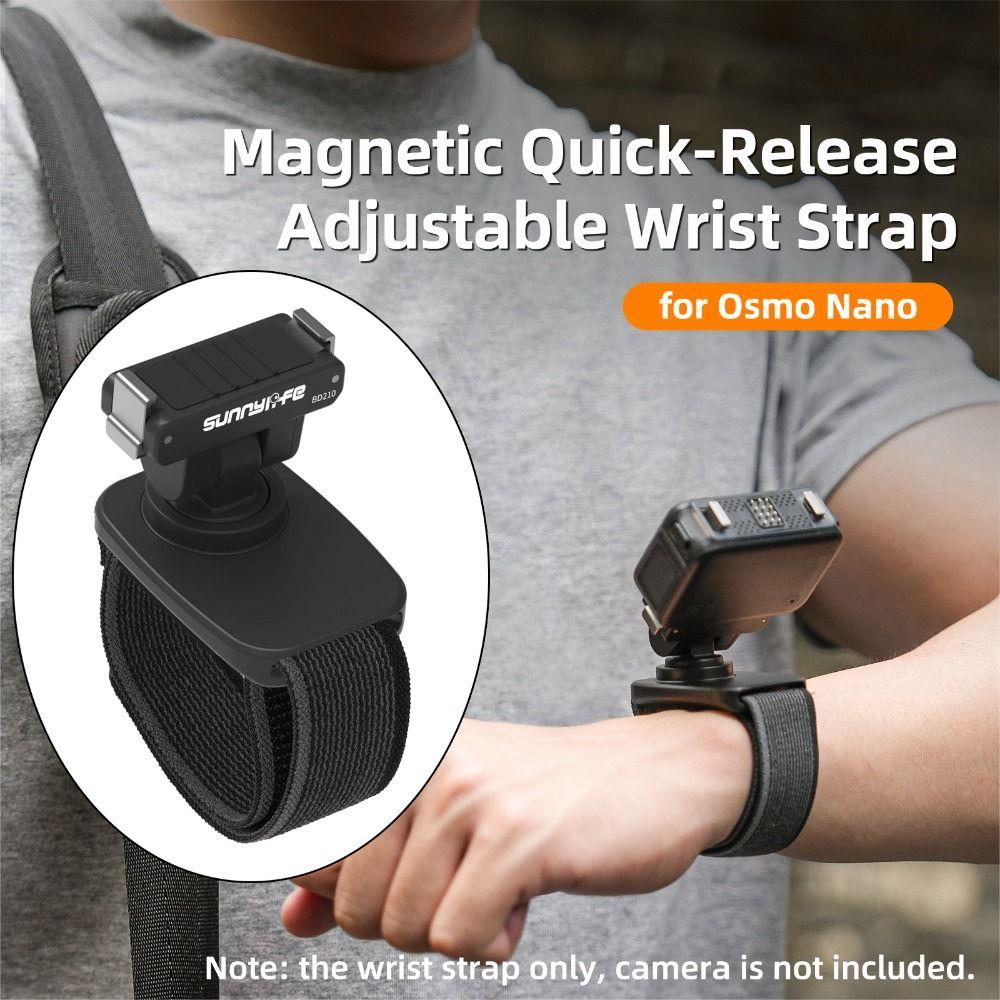 Cinturino da polso magnetico a sgancio rapido Staffa per cinturino a mano per accessori fotocamera DJI Osmo Nano