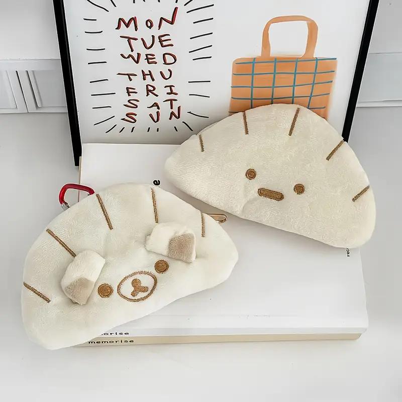1PCS Dumpling Coin Purse Creative Bag Pendant Decoration Keychain Cute Portable Student Universal Storage Bag