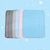 Cooling Pet Mat for Dog Cat Summer Ice Silk Sleeping Pad Non-Slip Washable Anti-Bite Keep Cool Comfortably for Home & Travel
