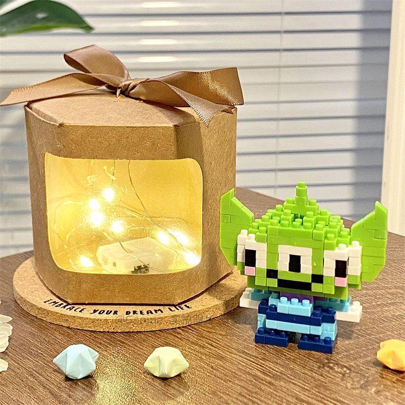 Small Particle Building Blocks - Educational Puzzle Figures & Ornaments for Kids' Birthday Gifts