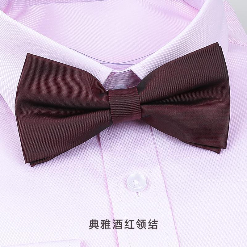 Bow Tie Wedding Male, Korean Groom Wedding Best Man Men British Bow Tie Burgundy Bow Red Bow Tie