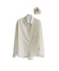 VIVACIOUS Sillage See-Through Stripe Shirt Pink