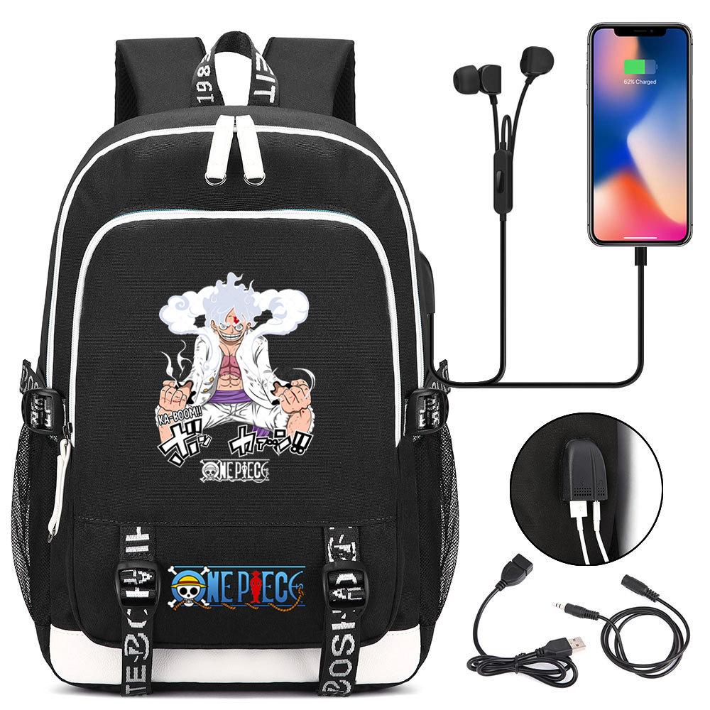 Primary And Secondary School Students Schoolbag Riman Personalized Printing Youth Leisure Travel With Usb Backpack