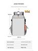 Men's Large-Capacity Casual Sports Backpack with Laptop Compartment for Middle School, High School, and University Students