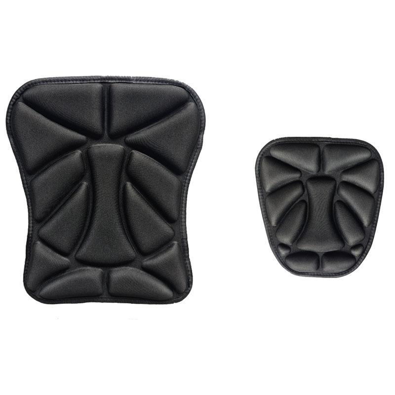 Universal Motorcycle Seat Cushion 3D Gel Breathable Shock Absorbing Comfort Pad for Summer Winter All Season Use