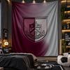 Wall Hanging Tapestry Burnley Football Print Cloth for Living Room Bedroom Home Decor
