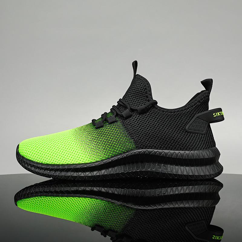 

Национальная мода, повседневная мужская обувь с градиентной тушью, легкие дышащие кроссовки на толстой подошве для прогулок на открытом воздухе, сетчатые дышащие кроссовки 47