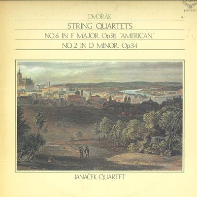 LP Record DVORAK, JANACEK QUARTET - String Quartets - No.6 In F Major,  K18C8267PROMO KING Japan Classical Used