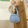 ins handmade knitted bag DIY material bag homemade coarse wool bag Icelandic thread bag armpit bag shoulder bag homemade trendy