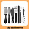 Foot File Rubbing Removal Machine 10-Piece Set Heel Calluses Foot Repair And Planing Tool Set For Home Care Tools Set