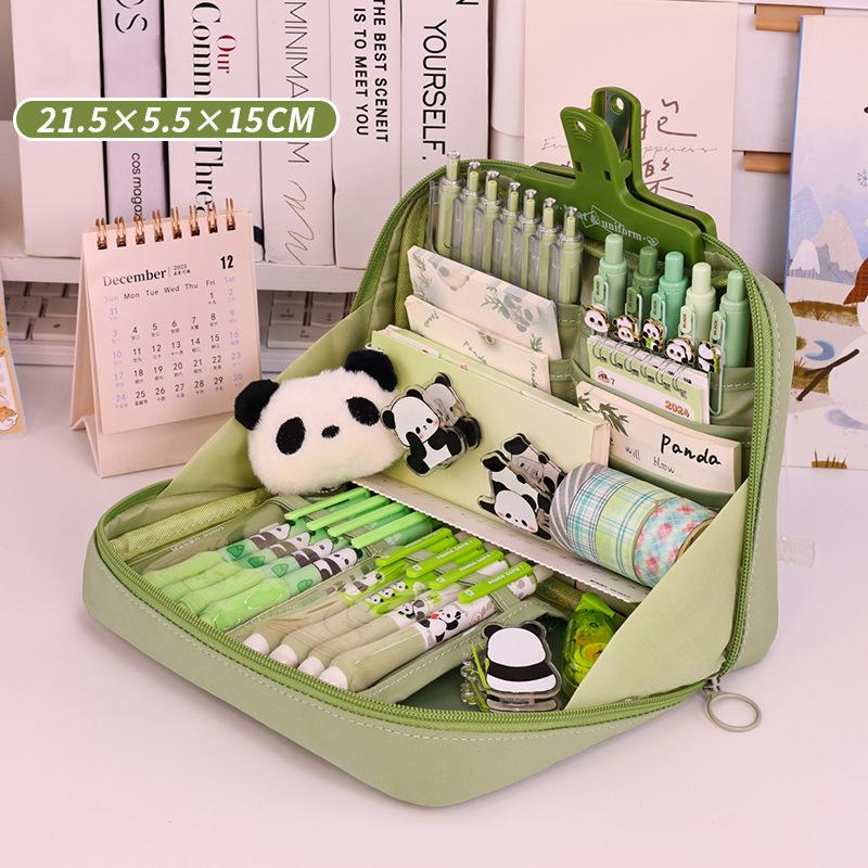 12 Layers Large Capacity Pencil Case Good Looking Multifunctional Classification Storage Stationery Storage Bag 1pc
