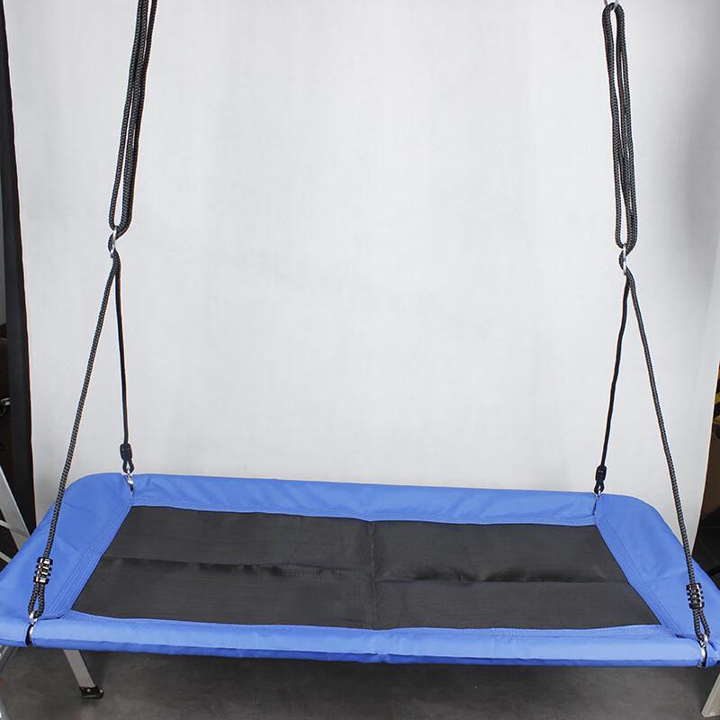 

Kids Outdoor Blue Egg-Shaped Hanging Chair