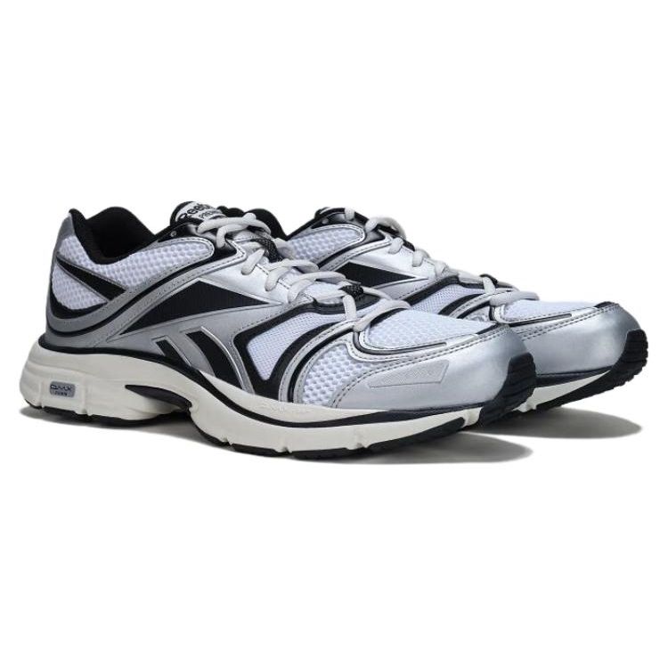 Reebok Premier Road Plus 6 Silver Metallic Black Unisex Sneakers Footwear-White Chalk 100074712