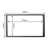 Universal 7 Inch 2Din Stereo Car Audio Frame Auto Radio Android Player Refit Decorative Framework Fascia Installation Accessory