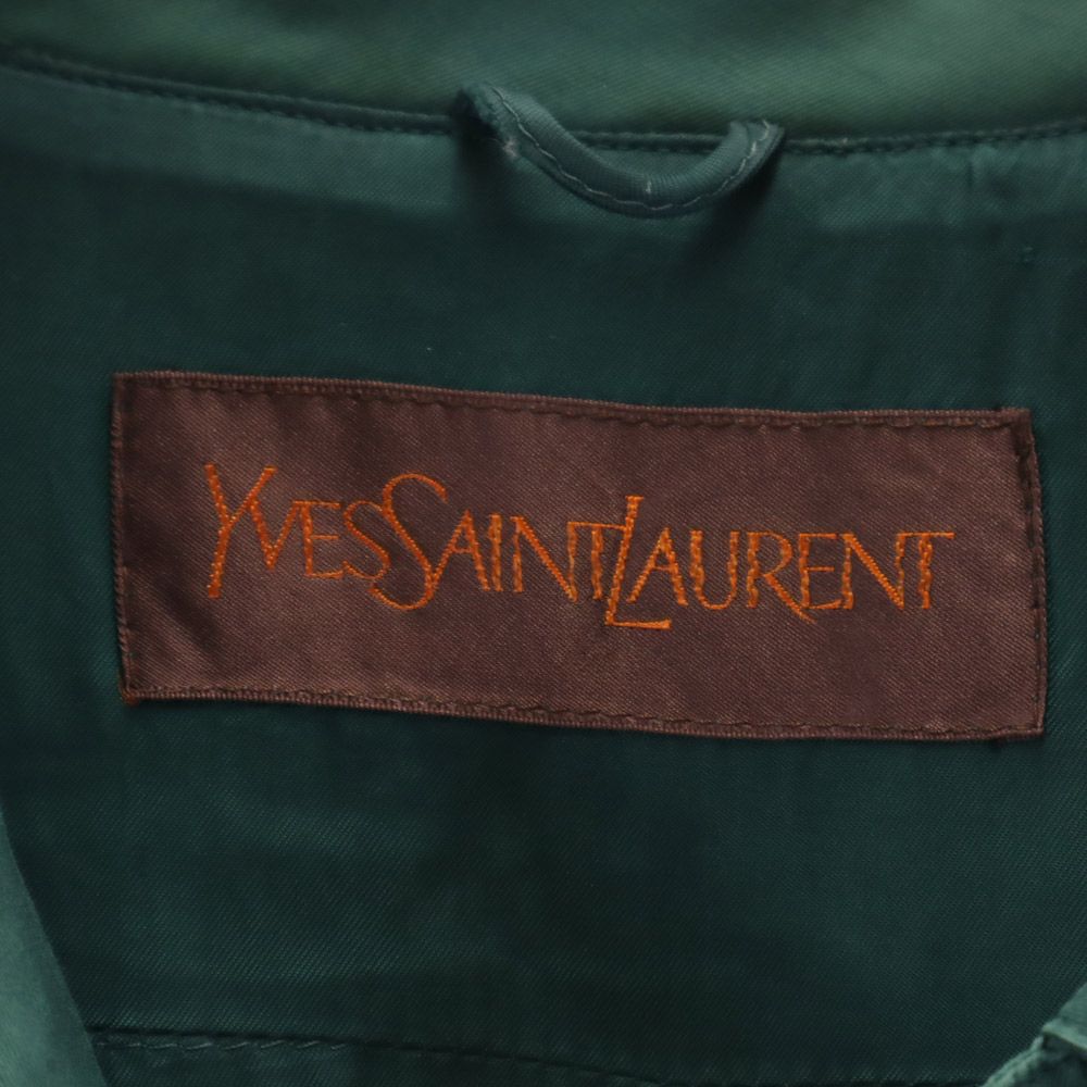 YVES SAINT LAURENT 90s Old coat green Women Used