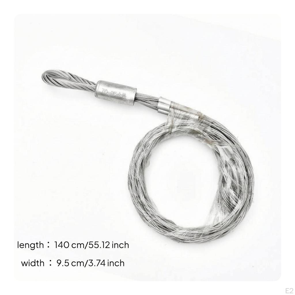 Steel Mesh Sleeve Flexible Cable Pulling Guarding Grip B