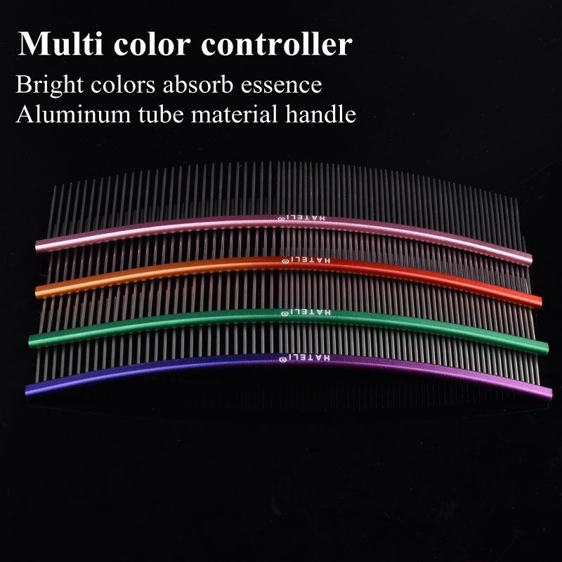 Pet S-shaped & curved Comb Professional Stainless Steel Grooming Comb Dense Sparse Teeth Dog Cat Cleaning Hair Reemoval Comb