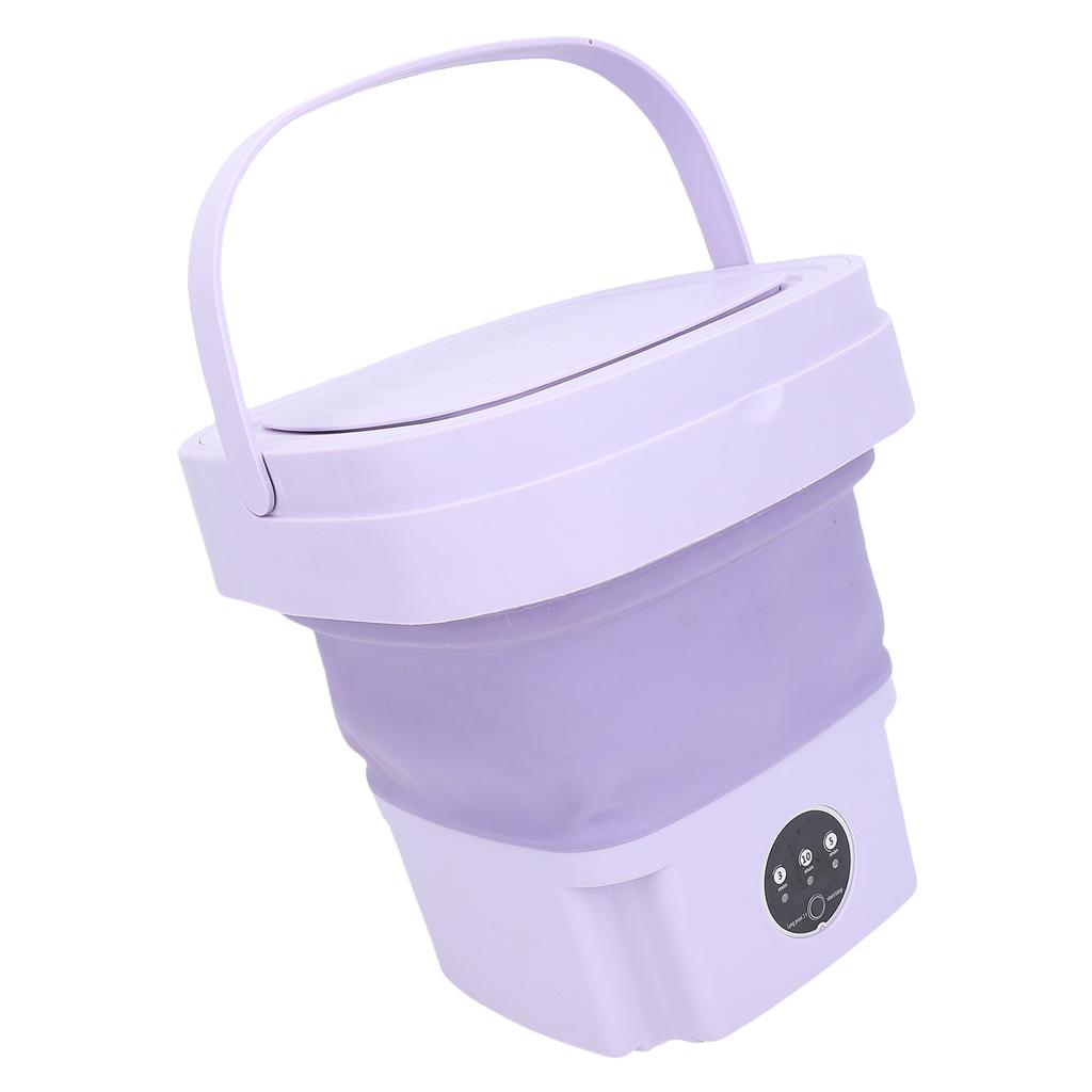 11L Portable Washing Machine Automatic Soft Spin Dry Portable Deep Cleaning Washing Machine for Apartment Dorm Hotel EU