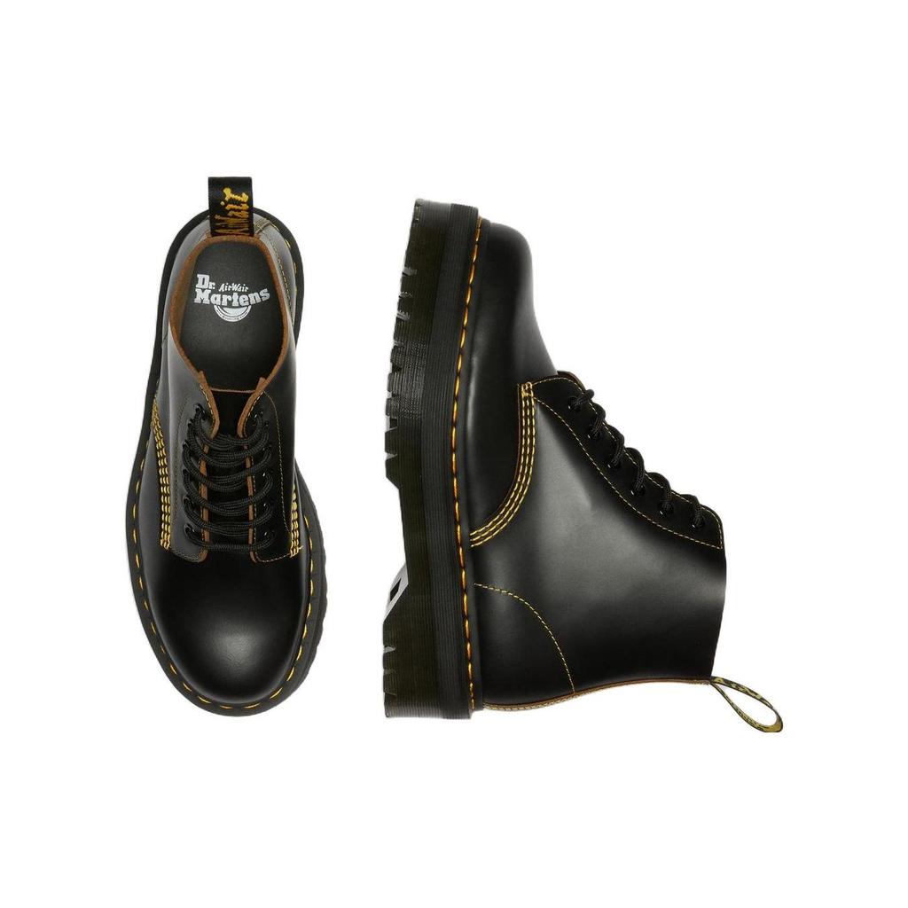 Dr. Martens 101 Kožené šněrovací robustní kotníkové boty Unisex boty Černé 27756001